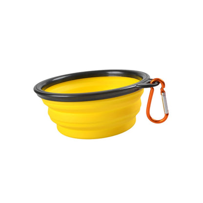 New Foldable Silicone Dog Pet Bowl